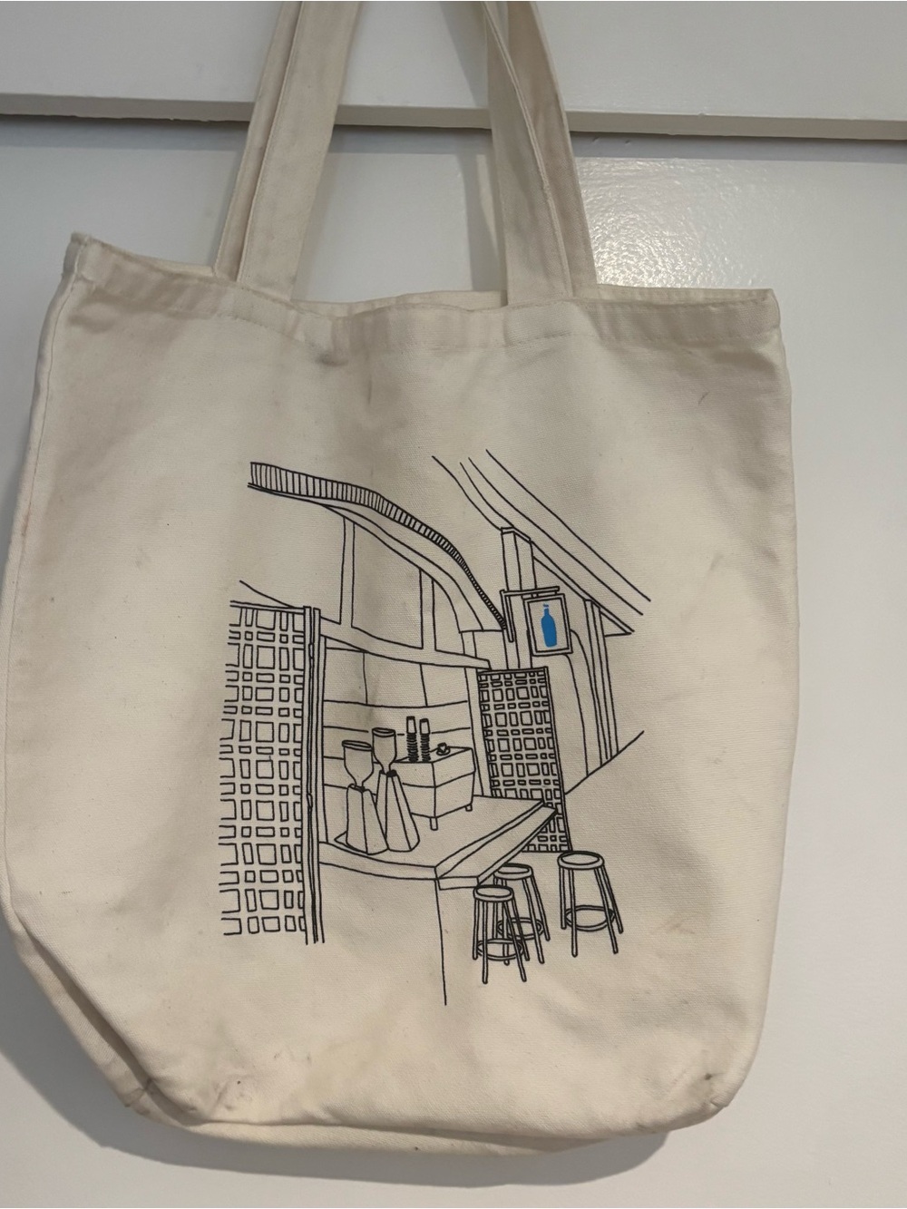 Blue Bottle Coffee Tote Canvas Bag